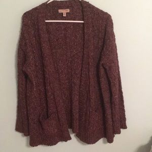 Chunky knit cardigan size M